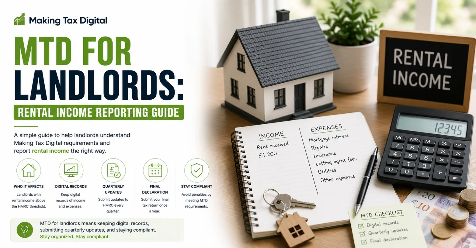 MTD rental income UK guide for landlords - Making Tax Digital ITSA by ICAEW chartered accountants